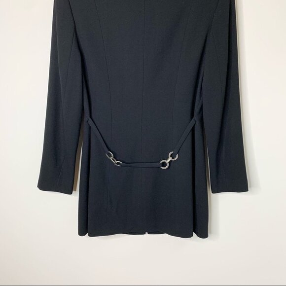 Holt Renfrew Women’s Blazer Jacket Collar Button Down Wool Vintage 90s y2k 2000s - Picture 13 of 16